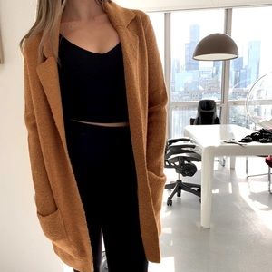 Philosophy Camel Wool Sweater Coat